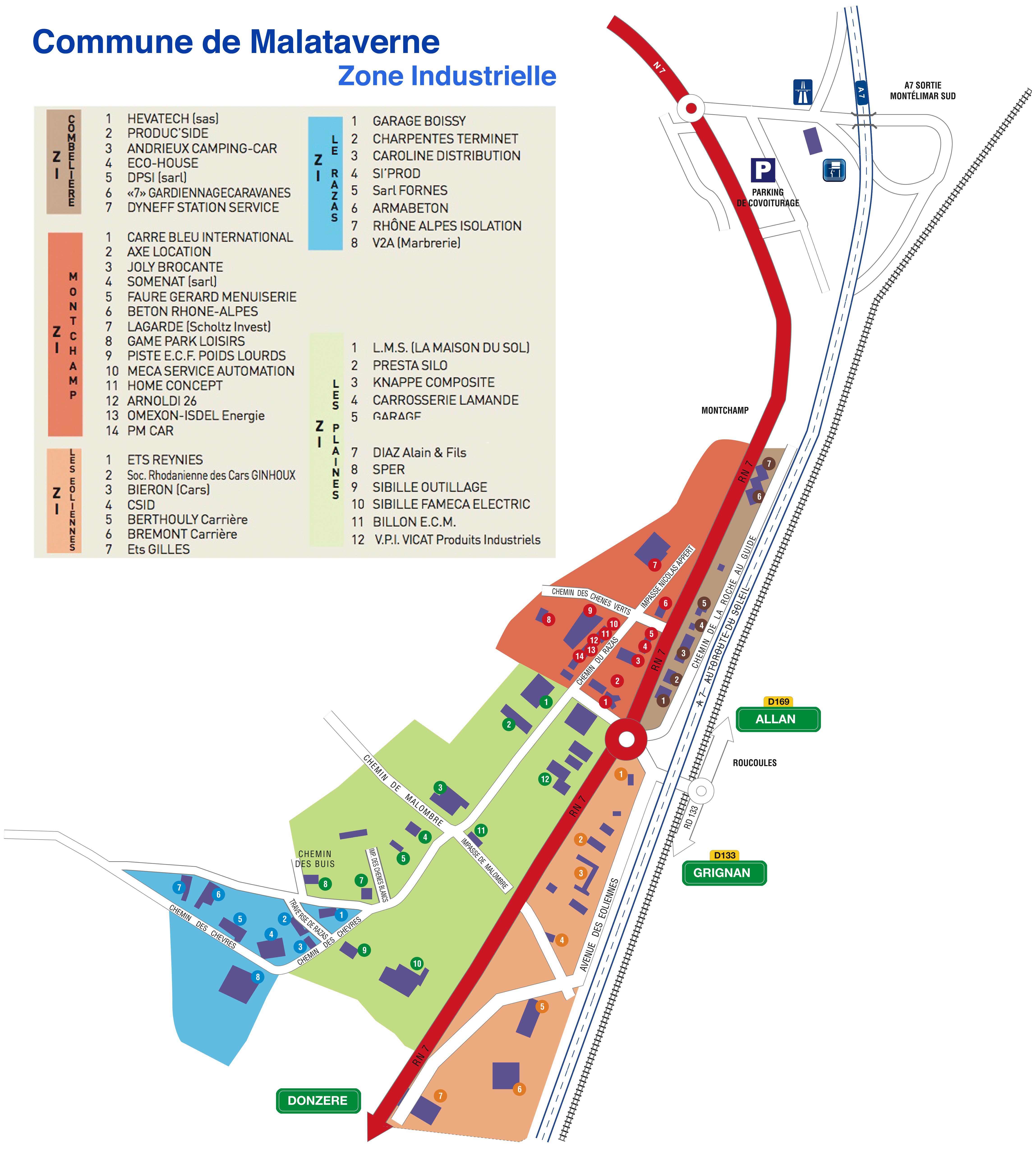 plan-de-la-zone-industrielle-de-malataverne